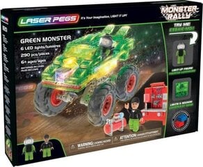 Konstruktor Laser Pegs Green Monster, 290 tk hind ja info | Klotsid ja konstruktorid | kaup24.ee