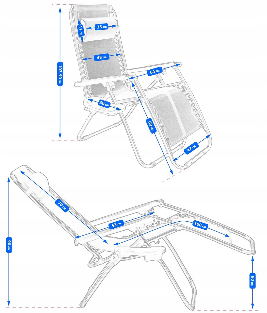 Välistool Fluxar home GL0040 hind ja info | Aiatoolid | kaup24.ee