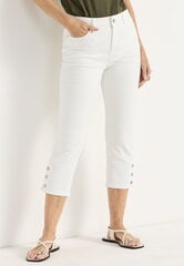 Cellbes naiste 3/4 püksid MARIA, valge hind ja info | Naiste püksid | kaup24.ee