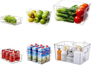 Jioko külmkapi organiseerimiskomplekt, 6 tükki цена и информация | Столовые и кухонные приборы | kaup24.ee