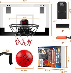 Elektroonilise punktiarvestusega mini korvpallirõngas Stay Gent цена и информация | Другие баскетбольные товары | kaup24.ee
