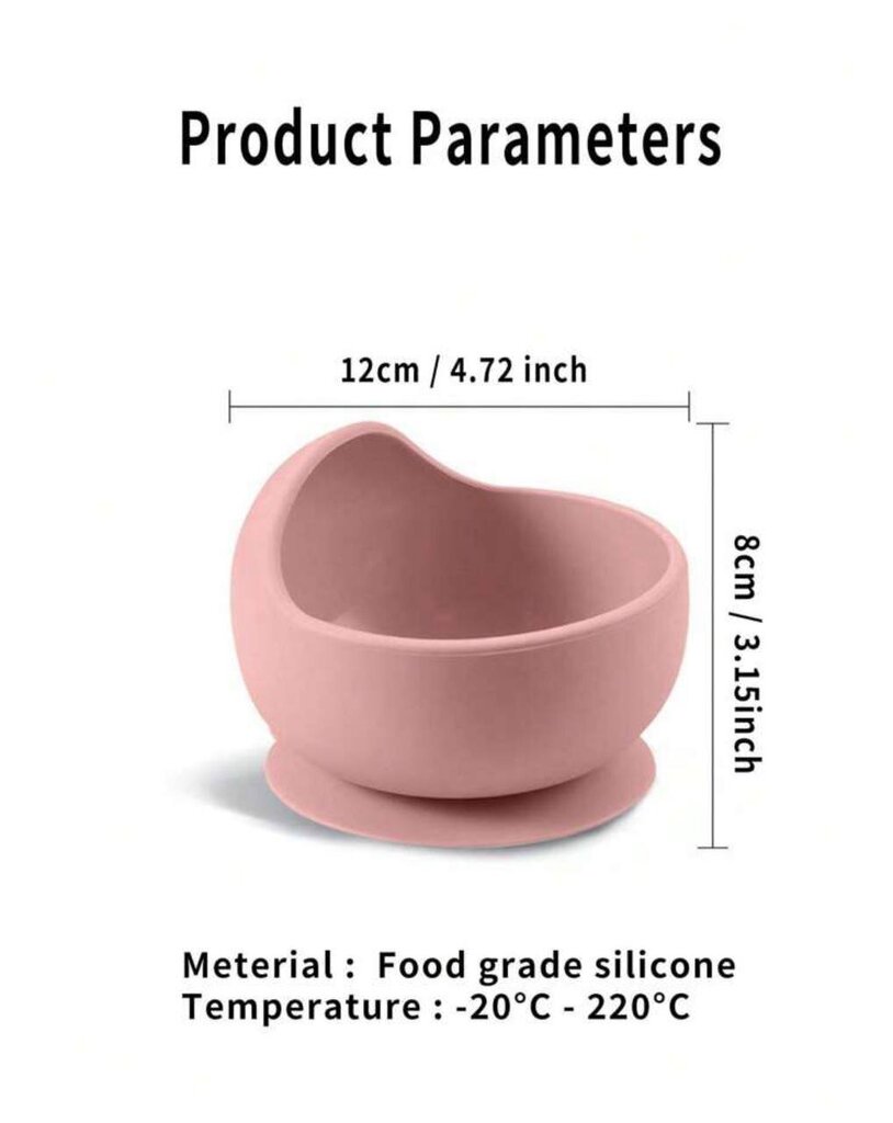 Silikoonkauss lastele, Electronics LV-872, 1 tk цена и информация | Laste sööginõud | kaup24.ee