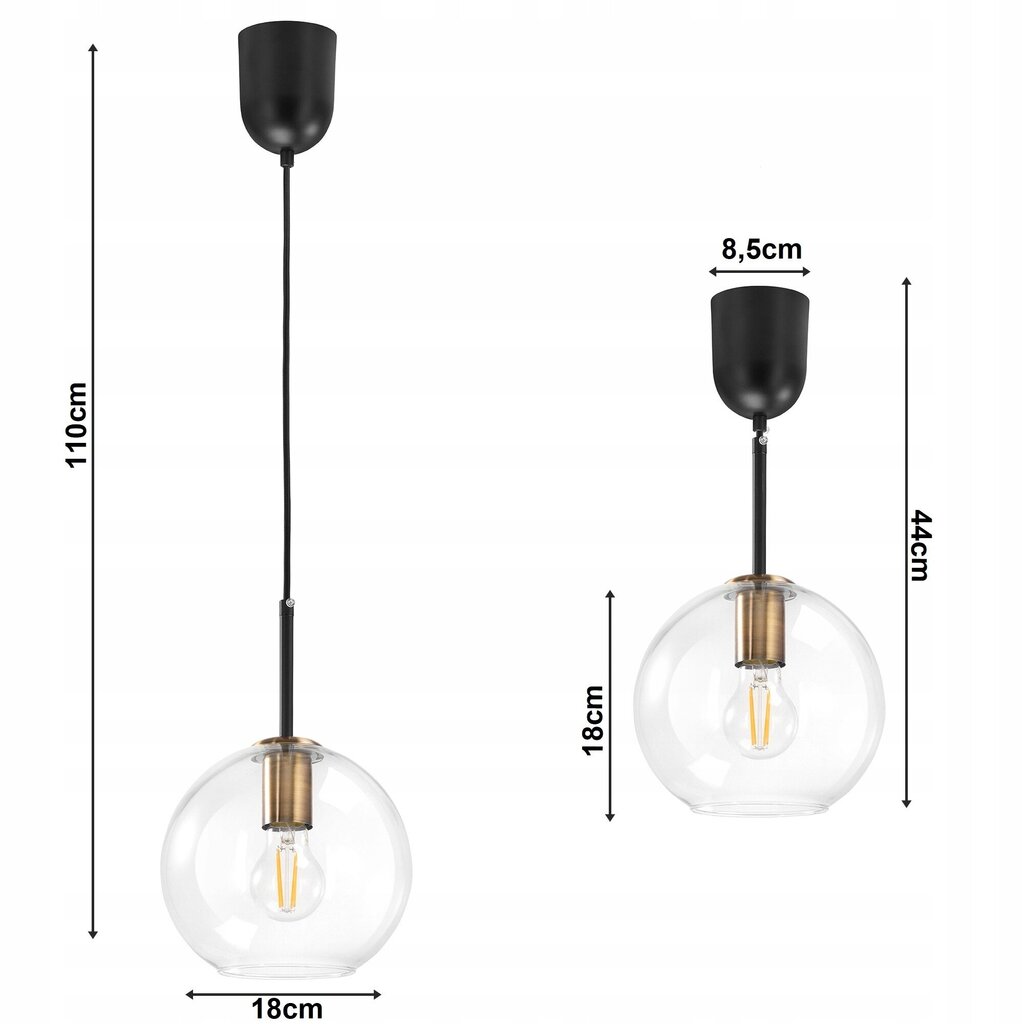 Led-lux rippvalgusti AL-577 hind ja info | Rippvalgustid | kaup24.ee