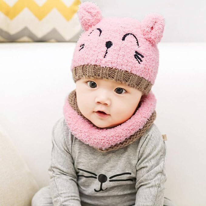 Laste salli, mütsi ja kinnaste komplekt Bearbro цена и информация | Imikute mütsid, sallid, kindad | kaup24.ee