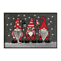 Kleen-Tex придверный коврик Christmas Gnomes 50x75 cм цена и информация | Придверные коврики | kaup24.ee