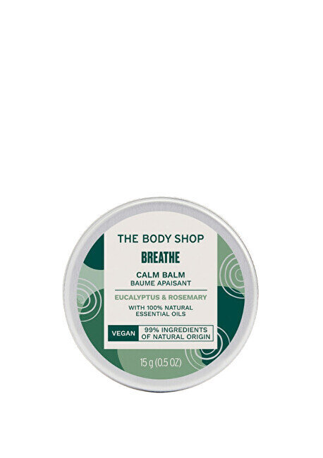 Rahustav palsam Breathe Eucalyptus & Rose Mary (Calm Balm) 15 g hind ja info | Kehakreemid, losjoonid | kaup24.ee