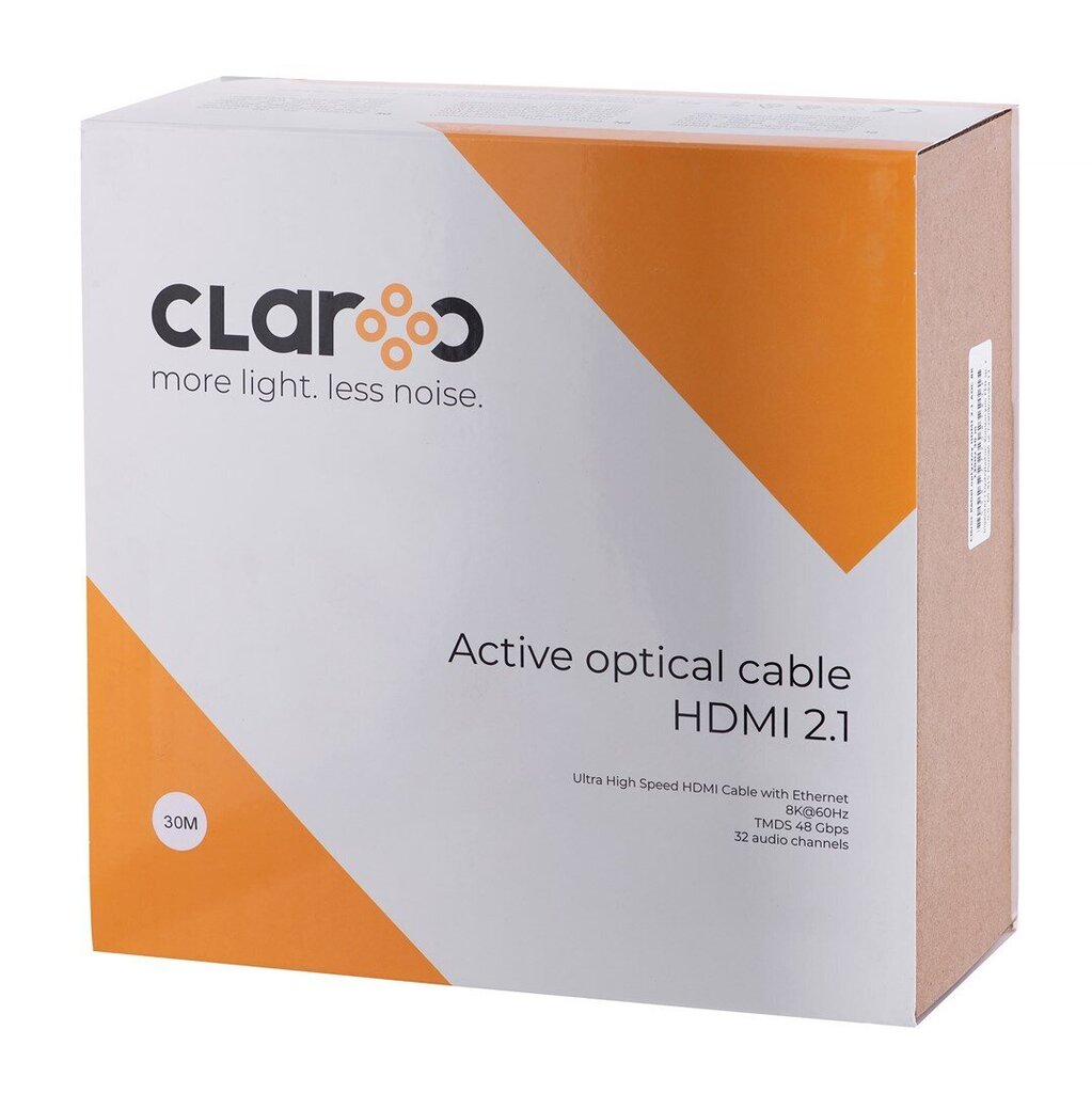 Claroc HDMI 2.0, 30 m hind ja info | Kaablid ja juhtmed | kaup24.ee