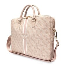 Guess PU 4G Triangle Logo Wallet Phone Bag Zipper Pink цена и информация | Рюкзаки, сумки, чехлы для компьютеров | kaup24.ee