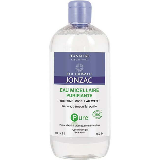 JONZAC PURE MICELL WATER SEGANAHA BIO 500ML hind ja info | Näopuhastusvahendid | kaup24.ee