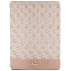 Guess GUFC10PS4SGP iPad 10.2" różowy|pink 4G Stripe Allover цена и информация | Чехлы для планшетов и электронных книг | kaup24.ee