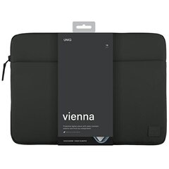 UNIQ etui Vienna laptop Sleeve 16" czarny|midnight black Waterproof RPET цена и информация | Чехлы для планшетов и электронных книг | kaup24.ee