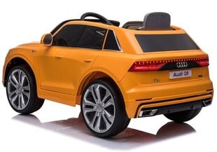 Одноместный детский электромобиль Audi Q8, желтый цена и информация | Электромобили для детей | kaup24.ee