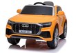 Elektriauto lastele Audi Q8, kollane hind ja info | Laste elektriautod | kaup24.ee