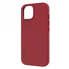 Decoded Leather Case with MagSafe for iPhone 15 - red цена и информация | Чехлы для телефонов | kaup24.ee