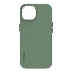 Decoded - silicone protective case for iPhone 15 compatible with MagSafe (sage leaf green) цена и информация | Чехлы для телефонов | kaup24.ee