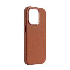 Decoded Leather Case with MagSafe for iPhone 15 Pro - brown цена и информация | Чехлы для телефонов | kaup24.ee