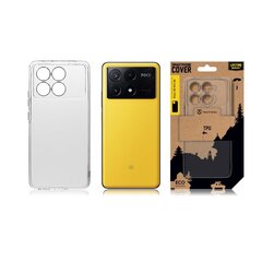 Tactical TPU Cover for Poco X6 Pro 5G Transparent цена и информация | Чехлы для телефонов | kaup24.ee