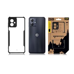 Tactical Quantum Stealth Cover for Motorola G04 Clear|Black цена и информация | Чехлы для телефонов | kaup24.ee