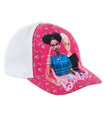 Sun City детская кепка BARBIE EX4065*02, белый/фуксия 3609086987303 цена и информация | Шапки, перчатки, шарфы для девочек | kaup24.ee