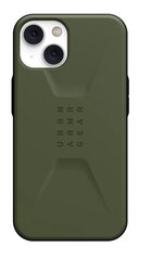 UAG Civilian - protective case for iPhone 13|14 (olive) цена и информация | Чехлы для телефонов | kaup24.ee