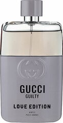 Tualettvesi Gucci Guilty Love Edition MMXXI Pour Homme EDT, 90 ml цена и информация | Мужские духи | kaup24.ee