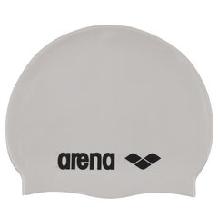 Ujumismüts Arena Classic White, silikoonist hind ja info | Ujumismütsid | kaup24.ee
