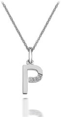 Hot Diamonds Ожерелье Hot Diamonds Micro P Classic DP416 (цепочка, подвеска) цена и информация | Украшения на шею | kaup24.ee