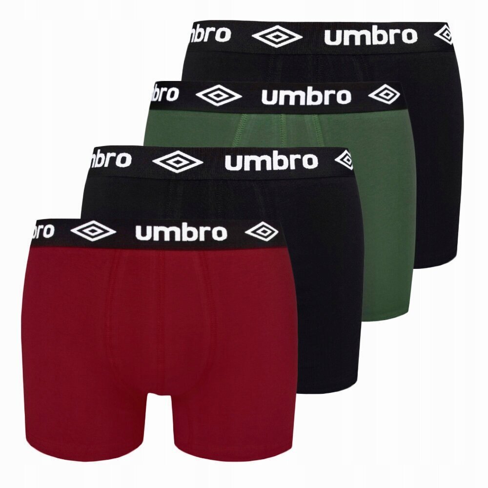 Meeste bokserid UMBRO BM562, puuvillased, 4 tk. цена и информация | Meeste aluspesu | kaup24.ee