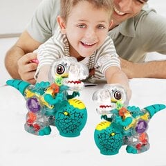 Игрушечный динозавр со светом и музыкой цена и информация | Развивающий мелкую моторику - кинетический песок KeyCraft NV215 (80 г) детям от 3+ лет, бежевый | kaup24.ee