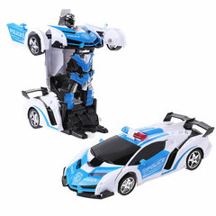 Puldiga robot Politseiauto hind ja info | Poiste mänguasjad | kaup24.ee