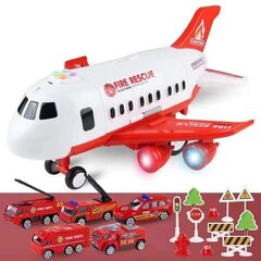 Пожарный самолет с машинками цена и информация | Игрушки для мальчиков | kaup24.ee