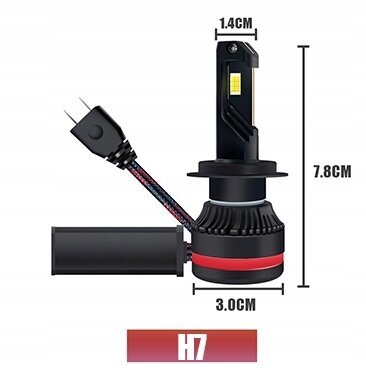 Lambid Led H7 S11 140W 25000Lm цена и информация | Autopirnid | kaup24.ee