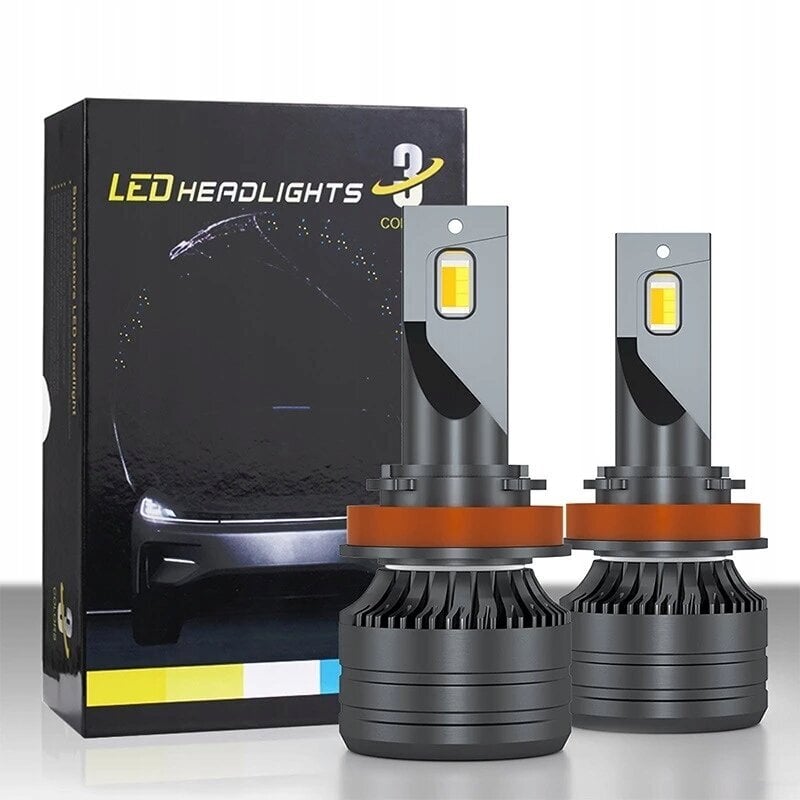 Lambid Led H7 värvid 3000K 4300K ​​6000K 120W цена и информация | Autopirnid | kaup24.ee