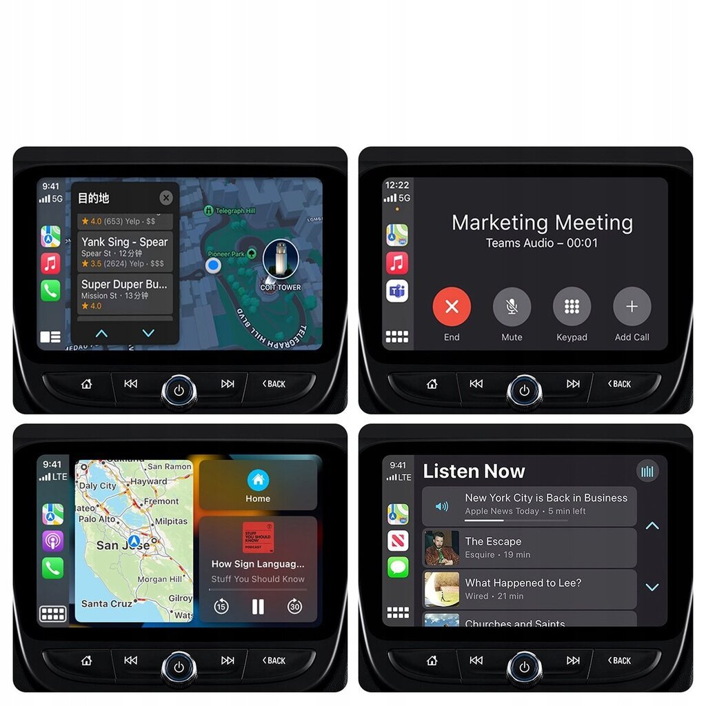 Juhtmeta adapter Carplay Iphone Xstorm Wifi hind ja info | Turvasüsteemid ja 12V seadmed | kaup24.ee