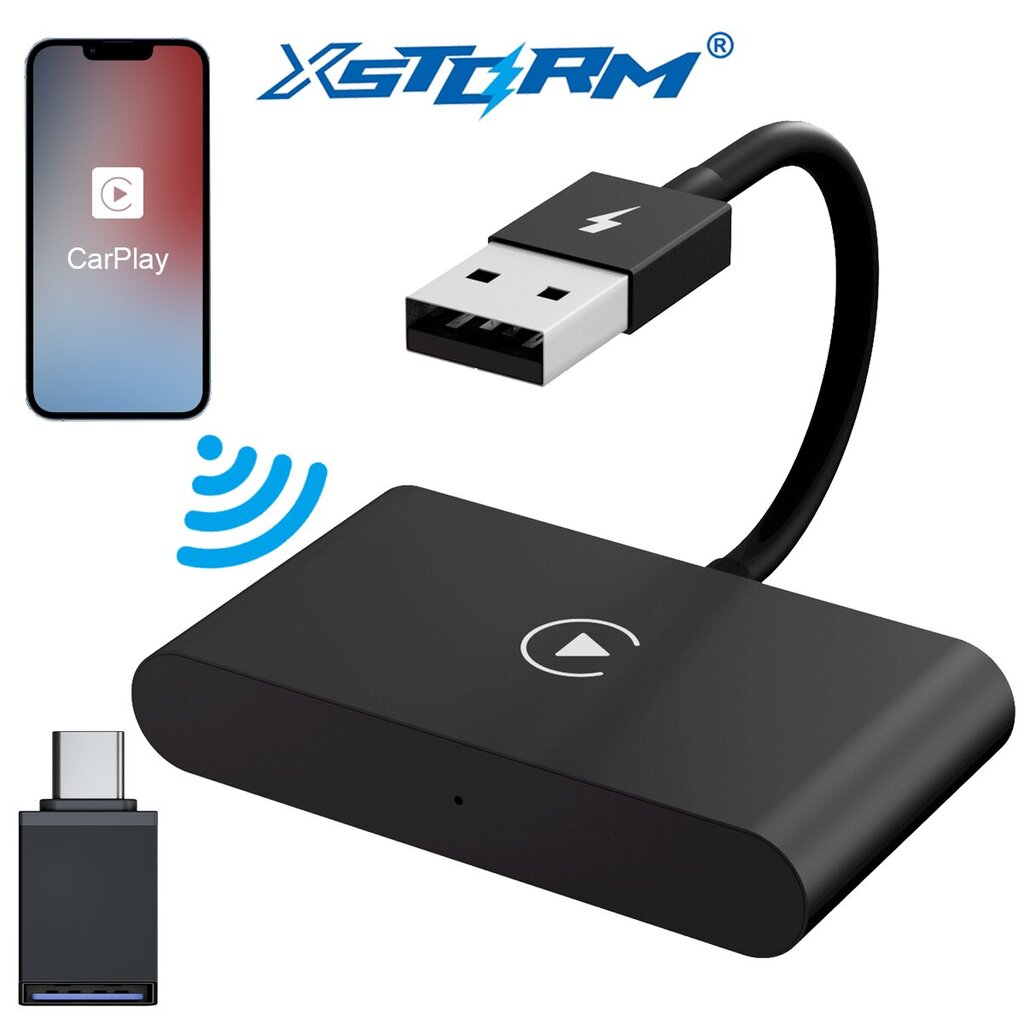 Juhtmeta adapter Carplay Iphone Xstorm Wifi hind ja info | Turvasüsteemid ja 12V seadmed | kaup24.ee