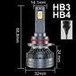 Mini lambid Hb3 Hb4 Led Xstorm 110W 23000Lm hind ja info | Autopirnid | kaup24.ee