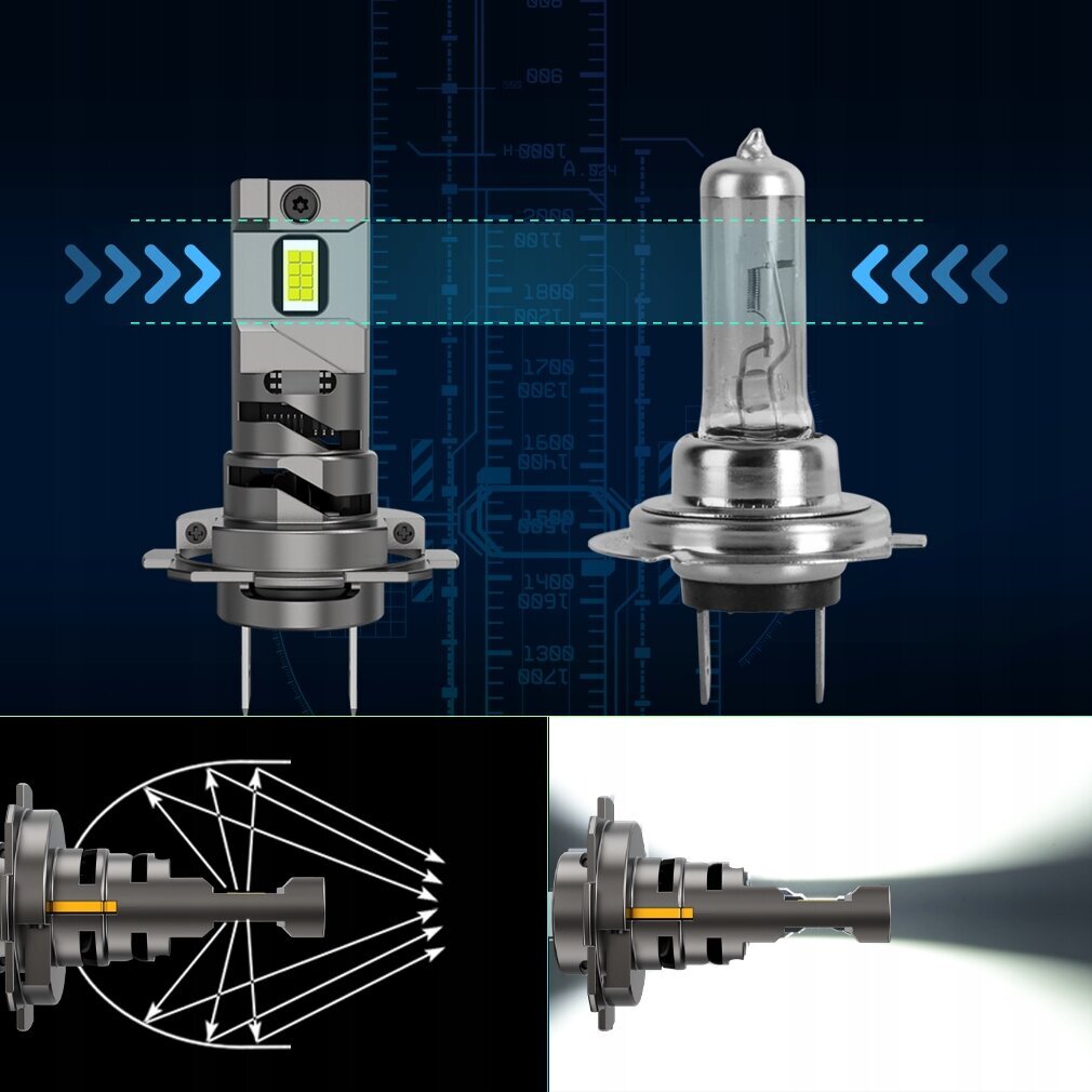 Lambid Led H7 Xstorm A18 цена и информация | Autopirnid | kaup24.ee