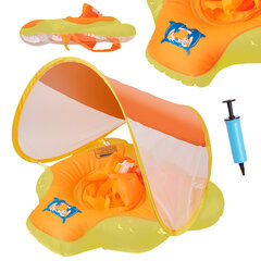 Надувной балдахин-колесо для детей, 6-18 месяцев, желтый цена и информация | Надувные и пляжные товары | kaup24.ee