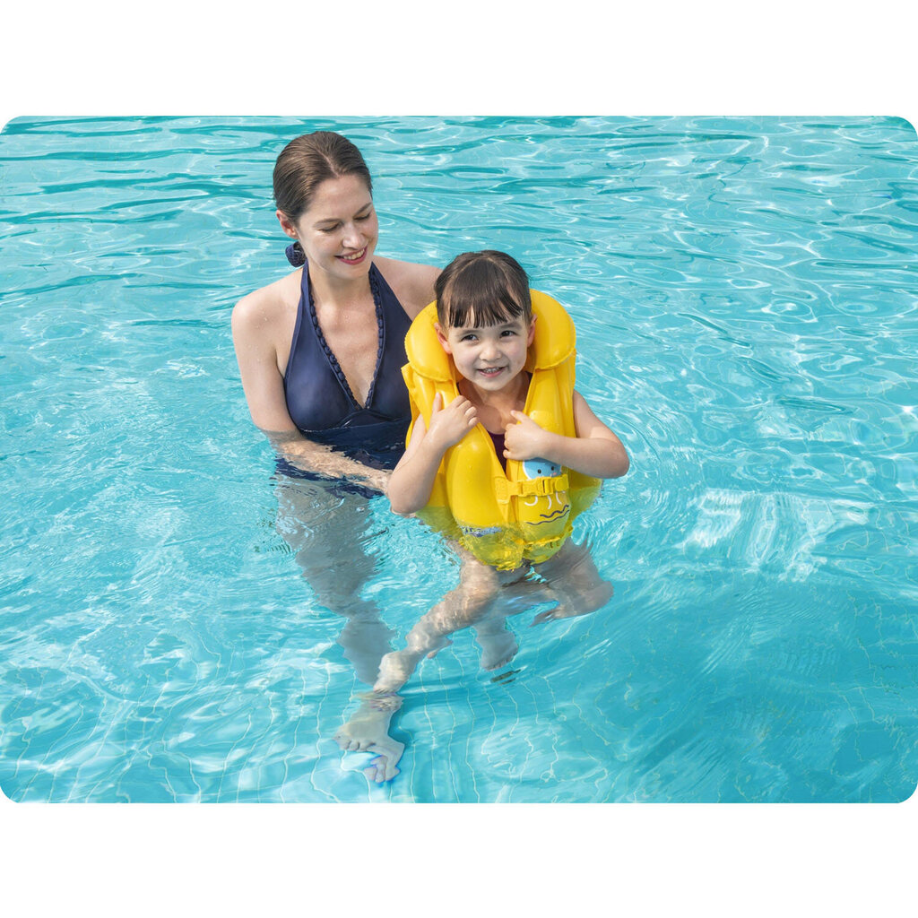Ujumisvest Bestway Kids, kollane hind ja info | Täispuhutavad veemänguasjad ja ujumistarbed | kaup24.ee