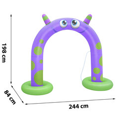 Täispuhutav veepihusti Bestway 244x84x198 cm, lilla hind ja info | Täispuhutavad veemänguasjad ja ujumistarbed | kaup24.ee