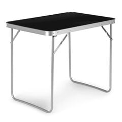 Складной садовый стол ModernHome, 70 см. x 50 см, черный цена и информация | Садовые столы и столики | kaup24.ee