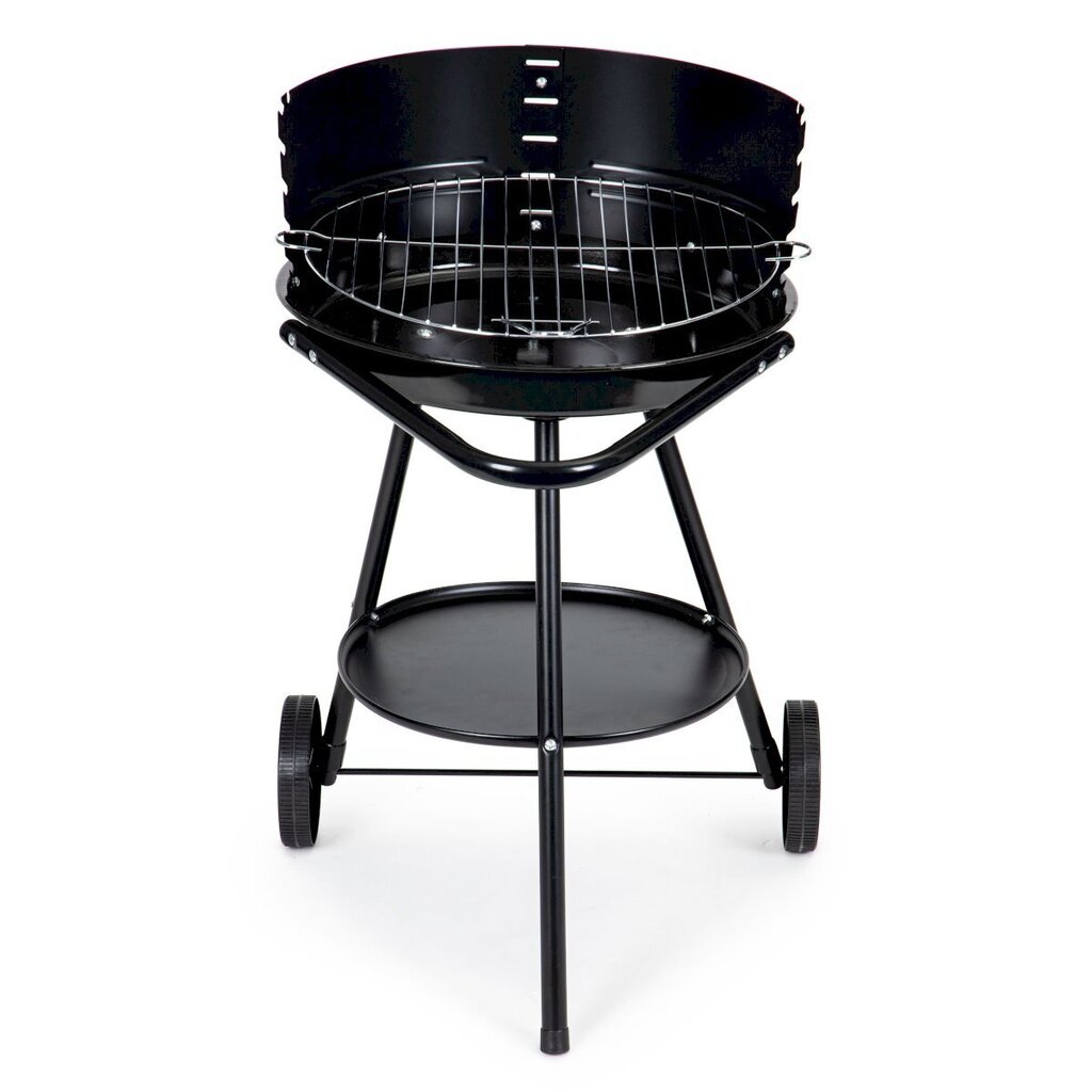 Ümargrill reguleeritava grillikõrgusega Modern Home, 56x56x76 cm, must цена и информация | Grillid | kaup24.ee