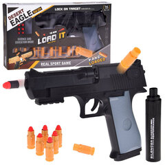 Püstol koos summuti ja padrunitega hind ja info | Poiste mänguasjad | kaup24.ee