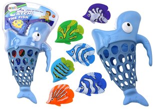 Vannitoa mänguasi kala püüdmise kott, sinine hind ja info | Poiste mänguasjad | kaup24.ee