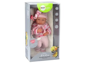 Кукла-младенец с соской, розовая цена и информация | Игрушки для девочек | kaup24.ee
