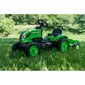 Pedaltraktor koos haagisega, roheline, FALK Country Farmer hind ja info | Poiste mänguasjad | kaup24.ee