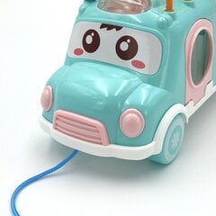 Muusikaline autosorteerija metallofoniga, roosa, WOOPIE BABY hind ja info | Arendavad mänguasjad | kaup24.ee