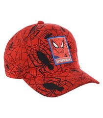 Sun City детская кепка Spider- Man EX4047*01, красный 3609086890054 цена и информация | Шапки, перчатки, шарфы для мальчиков | kaup24.ee