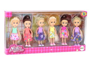 Mininukkude komplekt 12 cm 6 tk. hind ja info | Tüdrukute mänguasjad | kaup24.ee
