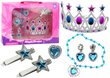 Väike printsessi aksessuaaride komplekt teemantidega, sinine hind ja info | Tüdrukute mänguasjad | kaup24.ee